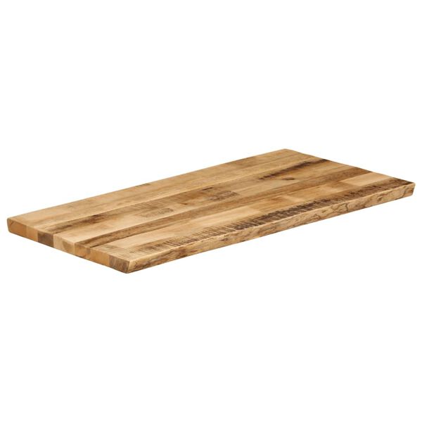 vidaXL Επιφάνεια Τραπεζιού 110x60x2,5 εκ. Live Edge Μασίφ Ξύλο Μάνγκο