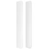vidaXL Κρεβάτι Boxspring με Στρώμα Λευκό 160x200εκ.από Συνθετικό Δέρμα