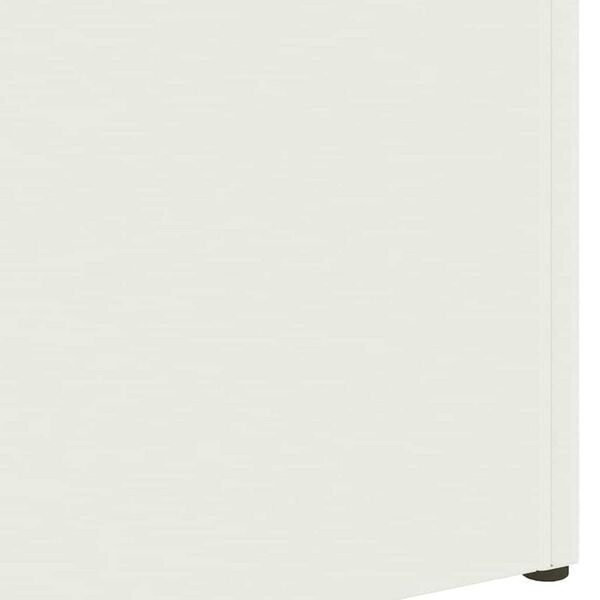 vidaXL Σχέδιο & βάση αποθήκευσης Λευκό 28 x 12 x 41 εκ Μέταλλο