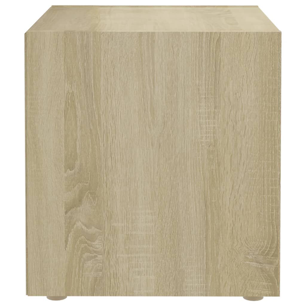vidaXL Έπιπλο Τηλεόρασης Sonoma Δρυς 37 x 35 x 37 εκ. από Επεξ. Ξύλο