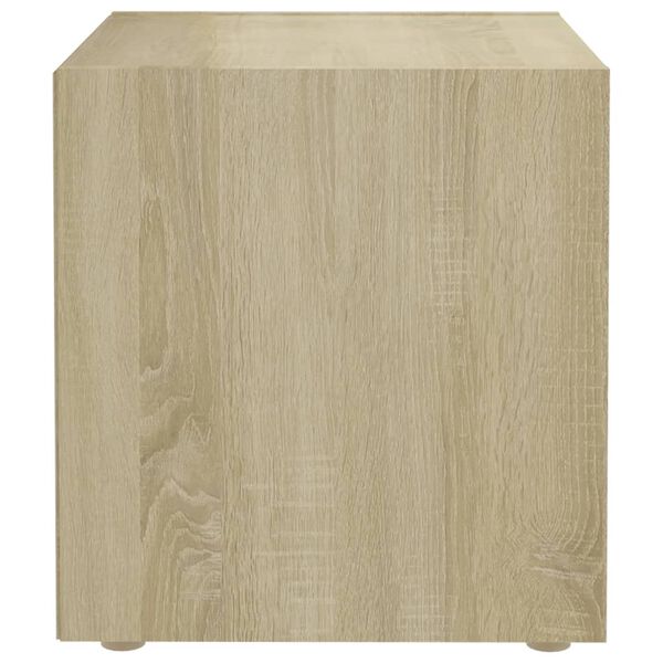 vidaXL Έπιπλο Τηλεόρασης Sonoma Δρυς 37 x 35 x 37 εκ. από Επεξ. Ξύλο