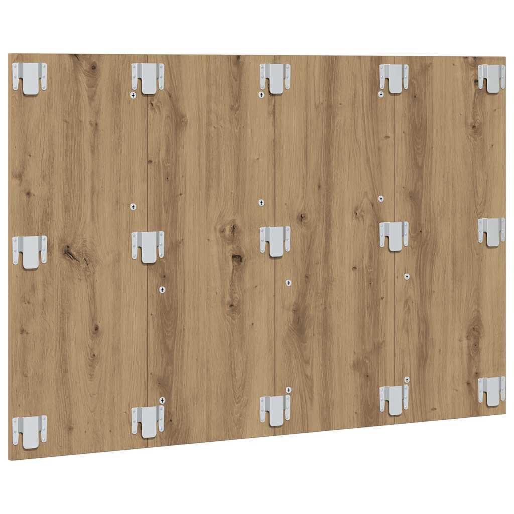 vidaXL Κεφαλάρι κρεβατιού Δρυς τεχνίτης 120x1,5x80 cm