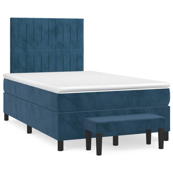 vidaXL &Kappa;&rho;&epsilon;&beta;ά&tau;&iota; Boxspring &mu;&epsilon; &Sigma;&tau;&rho;ώ&mu;&alpha; &Sigma;&kappa;&omicron;ύ&rho;&omicron; &Mu;&pi;&lambda;&epsilon; 120x190 &epsilon;&kappa;. &Beta;&epsilon;&lambda;&omicron;ύ&delta;&iota;&nu;&omicron;
