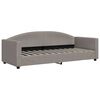 vidaXL Καναπές Κρεβάτι με Στρώμα Taupe 80 x 200 εκ. Υφασμάτινο