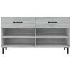 vidaXL Παπουτσοθήκη Γκρι Sonoma 102x35x55 εκ. από Επεξεργασμένο Ξύλο