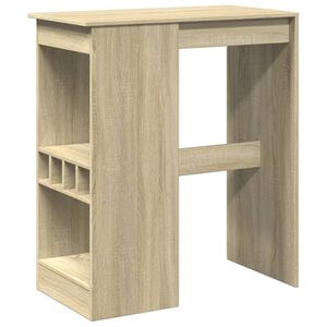 vidaXL &Tau;&rho;&alpha;&pi;έ&zeta;&iota; &Mu;&pi;&alpha;&rho; &mu;&epsilon; &Rho;ά&gamma;&epsilon;&sigmaf; Sonoma &Delta;&rho;&upsilon;&sigmaf; 90x47,5x103,5&epsilon;&kappa; &Epsilon;&pi;&epsilon;&xi;&epsilon;&rho;&gamma;. &Xi;ύ&lambda;&omicron;