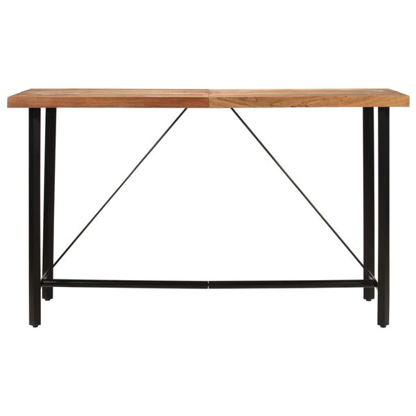 vidaXL Τραπέζι Μπαρ 180 x 70 x 107 εκ. από Μασίφ Ξύλο Ακακίας & Σίδηρο