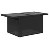 vidaXL Σετ Καναπέ Κήπου 7 pcs Μαύρο και κρεμ 100 x 55 x 73 εκ