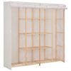 vidaXL &Nu;&tau;&omicron;&upsilon;&lambda;ά&pi;&alpha; &Lambda;&epsilon;&upsilon;&kappa;ή 173 x 40 x 170 &epsilon;&kappa;. &Upsilon;&phi;&alpha;&sigma;&mu;ά&tau;&iota;&nu;&eta;