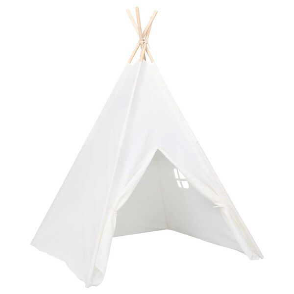 vidaXL &Sigma;&kappa;&eta;&nu;ή Teepee &Pi;&alpha;&iota;&delta;&iota;&kappa;ή &Lambda;&epsilon;&upsilon;&kappa;ή 120x120x150 &epsilon;&kappa;. Peach Skin &mu;&epsilon; &Sigma;ά&kappa;&omicron;