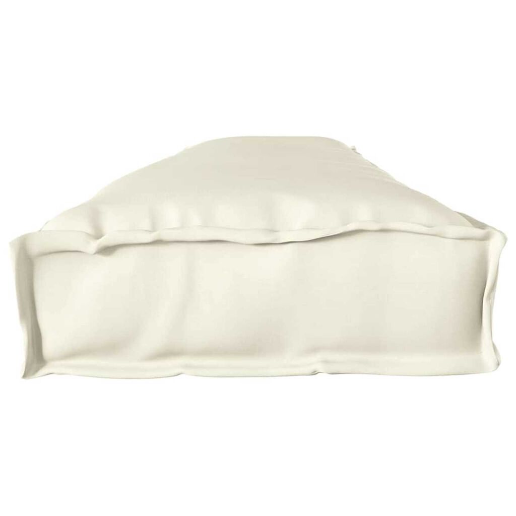vidaXL Σετ Μαξιλαριών Πάγου 2 pcs Κρεμ 200 x 40 x 8 εκ. Ύφασμα Oxford