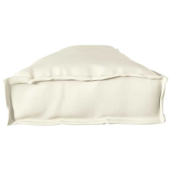 vidaXL Σετ Μαξιλαριών Πάγου 2 pcs Κρεμ 200 x 40 x 8 εκ. Ύφασμα Oxford