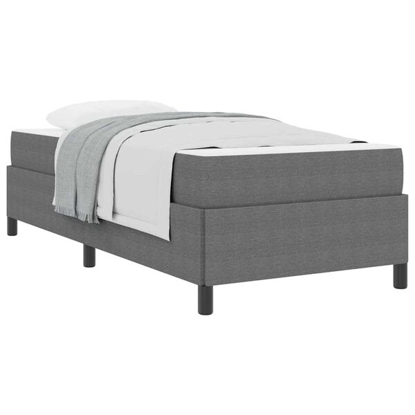 vidaXL Σκελετός Κρεβατιού Ανοιχτό γκρι 90 x 200 cm Βελούδο