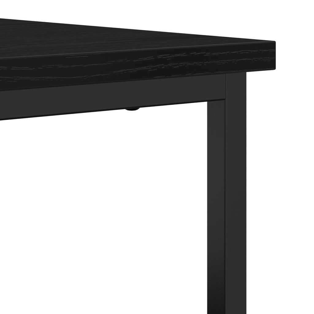 vidaXL Μπουφές Μαύρο Δρυς 70x30x80 εκ από Κατασκευασμένο Ξύλο