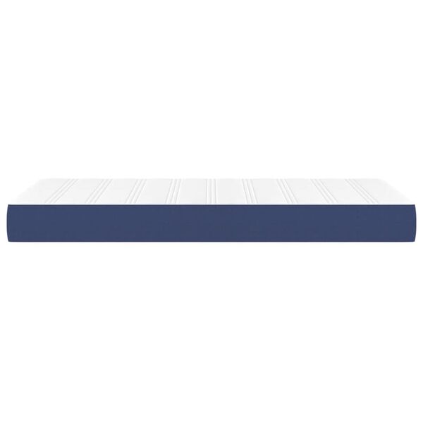 vidaXL Στρώμα με Pocket Springs Μπλε 90x200x20 εκ. Υφασμάτινο