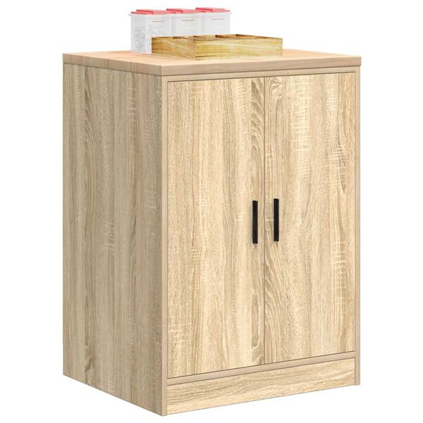 vidaXL ντουλάπι αποθήκευσης γκαράζ 60x51x85 εκ μασίφ ξύλο πεύκο