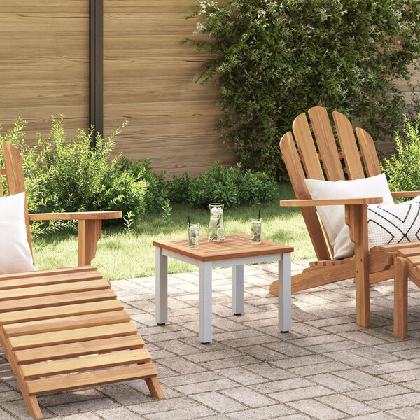 vidaXL Τραπέζι Κήπου 45x45x38 εκ. Συμπαγές Ξύλο Ακακίας