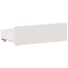 vidaXL Κρεβάτι Βιβλιοθήκη Χωρίς Στρώμα Λευκό 75x190 εκ Μασίφ Πεύκο