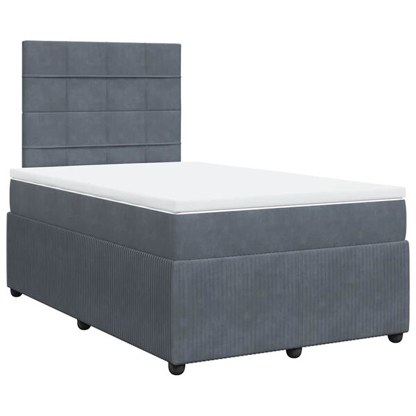 vidaXL &Kappa;&rho;&epsilon;&beta;ά&tau;&iota; Boxspring &mu;&epsilon; &Sigma;&tau;&rho;ώ&mu;&alpha; &Sigma;&kappa;&omicron;ύ&rho;&omicron; &Gamma;&kappa;&rho;&iota; 120x190 &epsilon;&kappa;. &Beta;&epsilon;&lambda;&omicron;ύ&delta;&iota;&nu;&omicron;