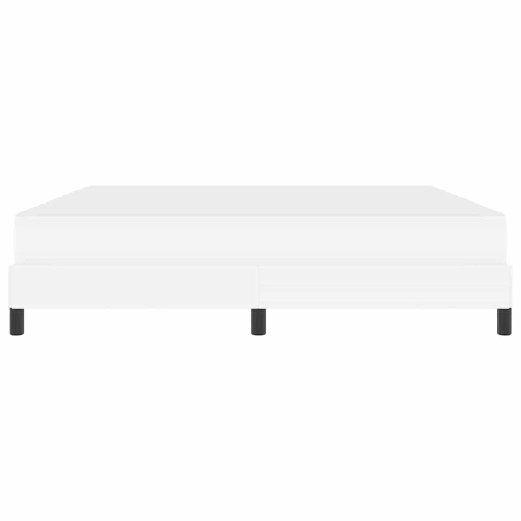 vidaXL Κρεβάτι Άλλο Καθαρό Λευκό 180 x 200 cm Τεχνητό δέρμα
