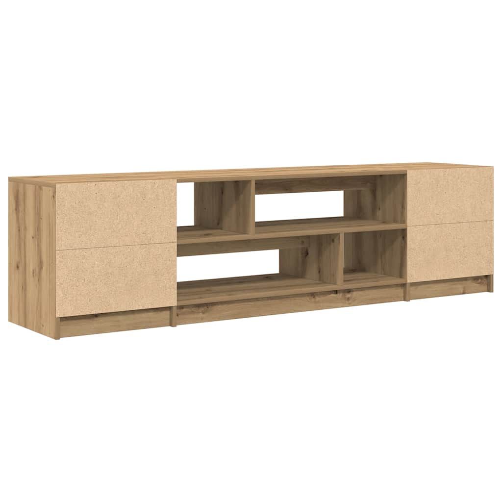 vidaXL Έπιπλο Τηλεόρασης Δρυς τεχνίτης 188,5x41x50 εκ. Επεξ. Ξύλο