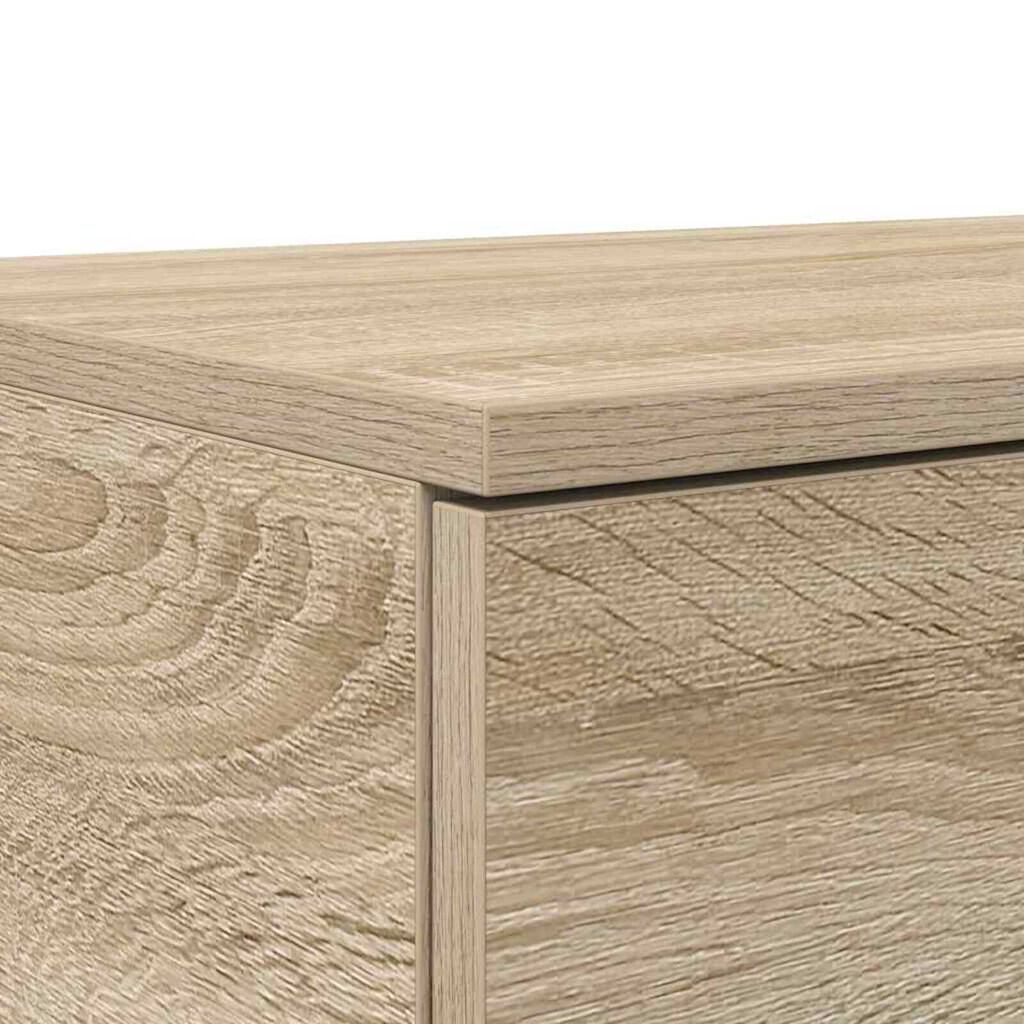 vidaXL Συρτάρια κρεβατιού με συρτάρι Sonoma Δρυς 75 x 36.5 x 16.5 εκ