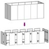vidaXL Ζαρντινιέρα 200 x 80 x 80 εκ. από Ατσάλι Σκληρυθέν στον Αέρα