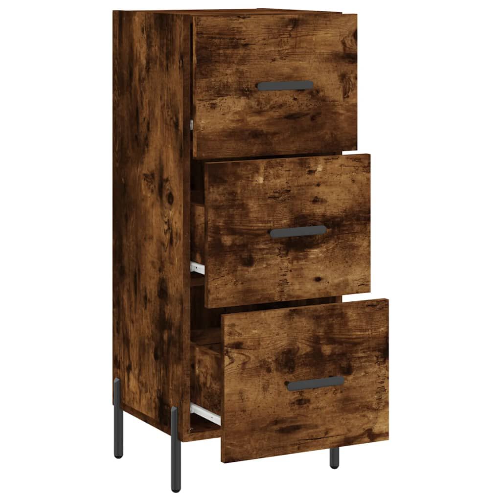 vidaXL Ντουλάπι Καπνιστή Δρυς 34,5 x 34 x 90 εκ. Επεξεργασμένο Ξύλο
