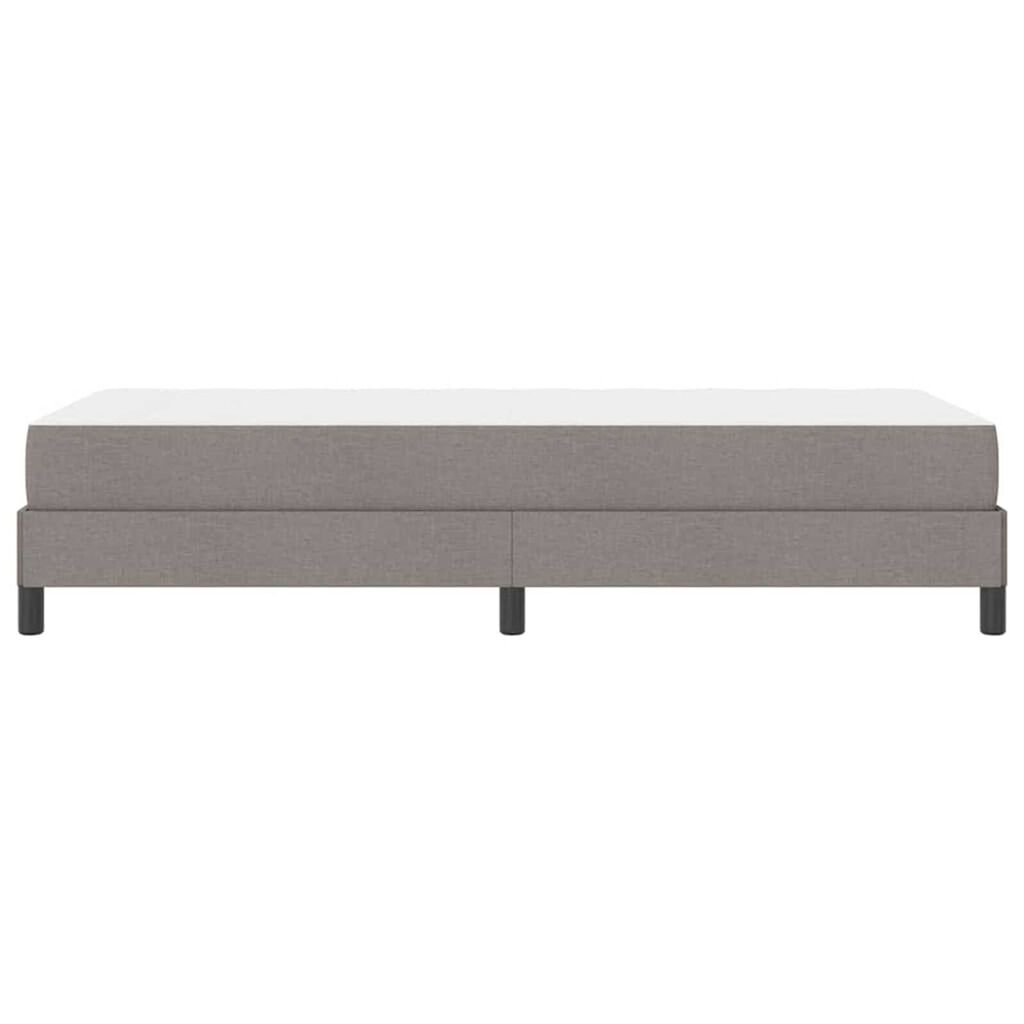 vidaXL Κρεβάτι με ελατήρια Άλλο Taupe 90 x 200 cm ύφασμα