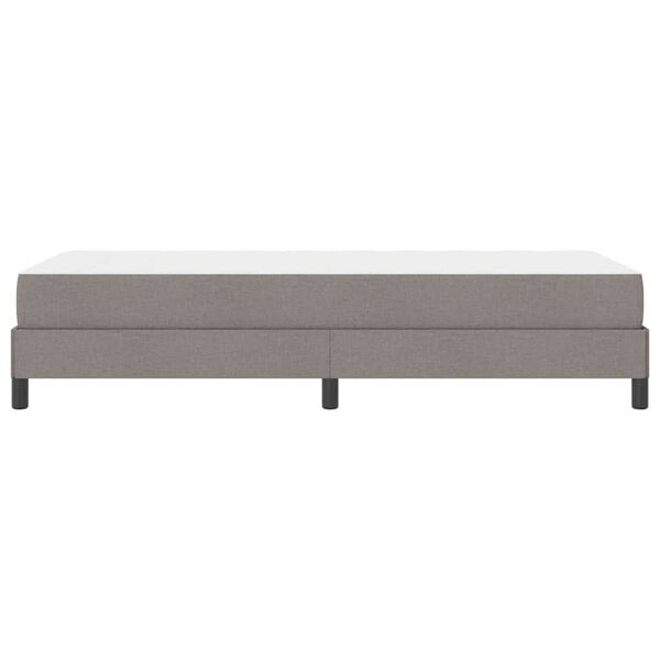 vidaXL Κρεβάτι με ελατήρια Άλλο Taupe 90 x 200 cm ύφασμα