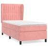vidaXL &Kappa;&rho;&epsilon;&beta;ά&tau;&iota; Boxspring &mu;&epsilon; &Sigma;&tau;&rho;ώ&mu;&alpha; &Rho;&omicron;&zeta; 90x190 &epsilon;&kappa;. &Beta;&epsilon;&lambda;&omicron;ύ&delta;&iota;&nu;&omicron;