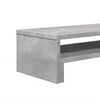vidaXL Βάση Οθονών Γκρι του Σκυροδέματος 54x22x15 εκ. από Επεξ. Ξύλο