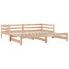 vidaXL Καναπές Κρεβάτι 2 x (90 x 200) εκ. από Μασίφ Ξύλο Πεύκου