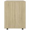 vidaXL Ντουλάπι Τροχήλατο Sonoma Δρυς 60x53x72 εκ. Επεξ. Ξύλο