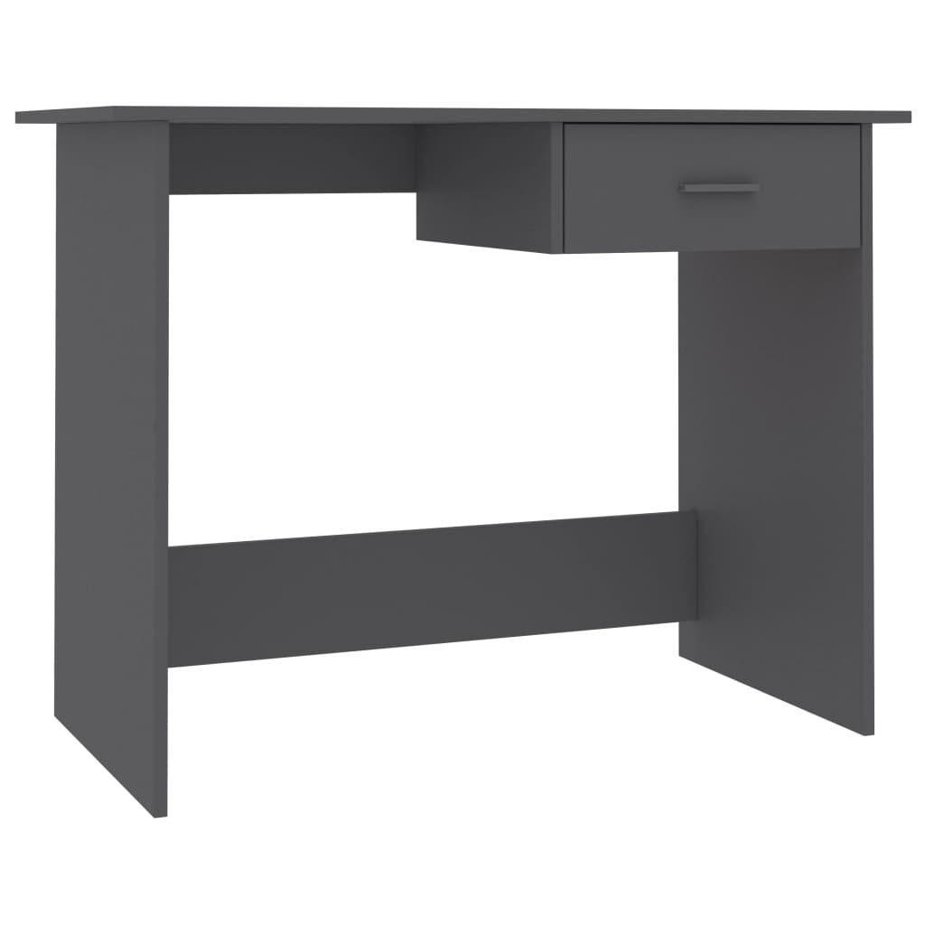 vidaXL Γραφείο Γκρι 100 x 50 x 76 εκ. από Μοριοσανίδα
