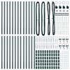 vidaXL Στύλος Περιφράξεων Άλλο 26 pcs Ασημί 3.2 x 3.2 x 60 εκ Ατσάλι