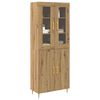 vidaXL Highboard Επιτοίχιο 2 pcs Artisan Oak 69,5 x 34 x 180 εκ.