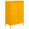 vidaXL Ντουλάπι Μουσταρδί 68x39x103,5 εκ. από Ατσάλι