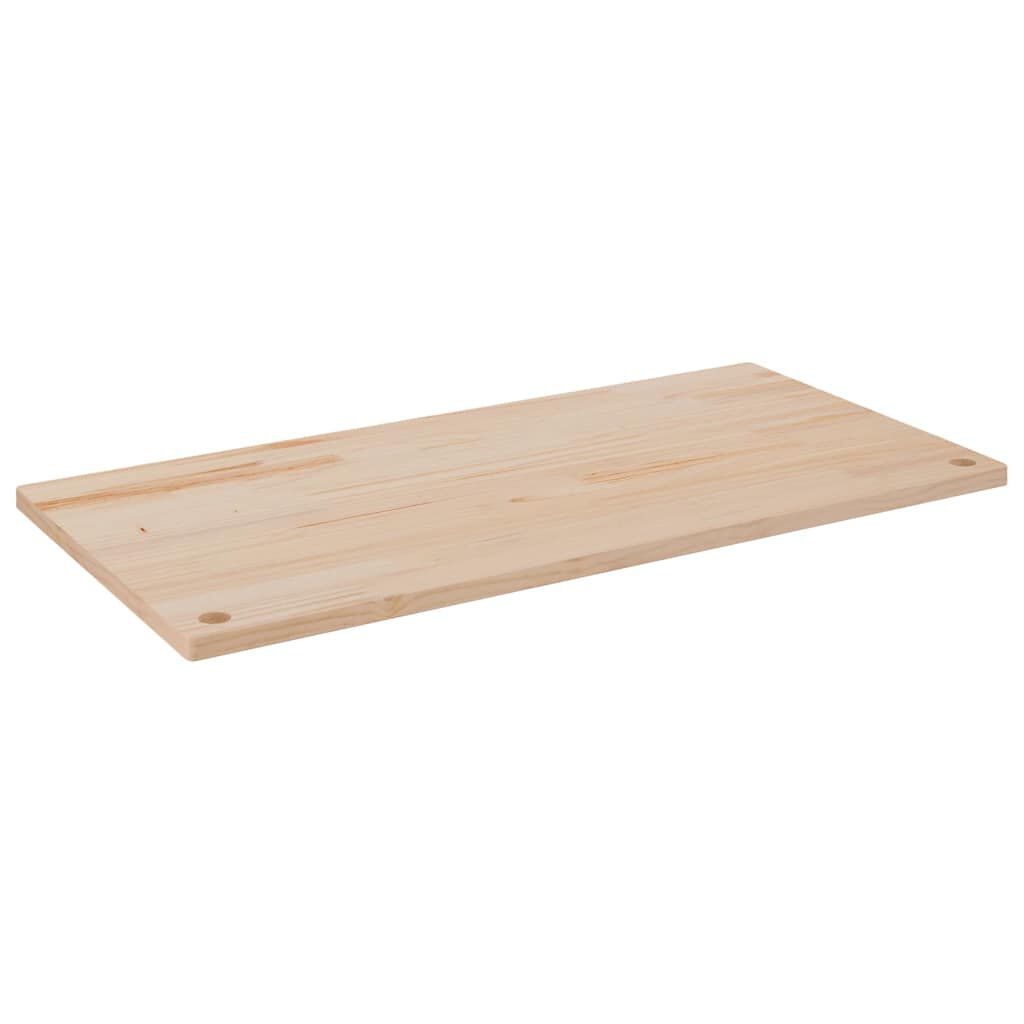 vidaXL Επιφάνεια Γραφείου 110 x 60 x 2,5 εκ. από Μασίφ Ξύλο Πεύκου