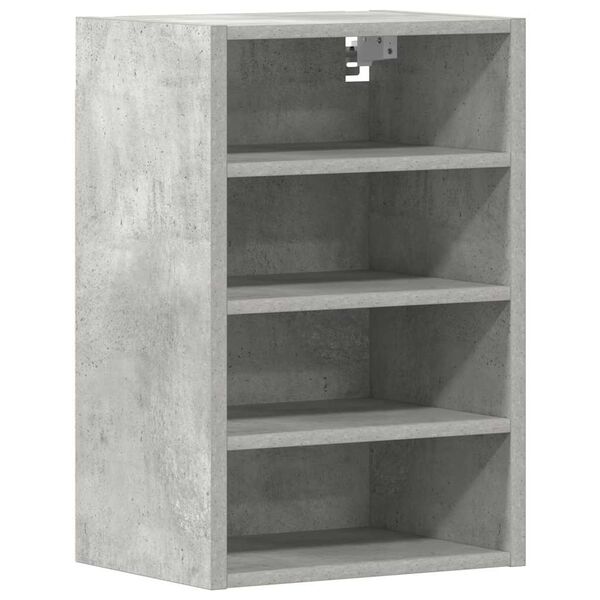 vidaXL κρεμαστό ντουλάπι Riga μπετόν γκρι 40x29,5x60 cm