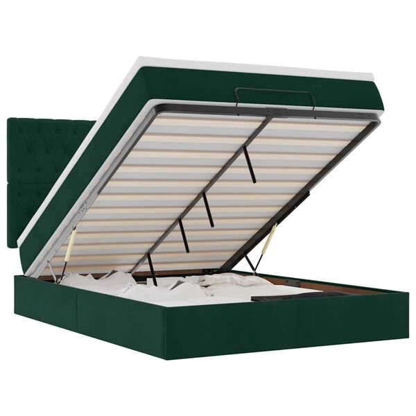 vidaXL &Omicron;&theta;&omega;&mu;&alpha;&nu;&iota;&kappa;ό &kappa;&rho;&epsilon;&beta;ά&tau;&iota; &mu;&epsilon; &sigma;&tau;&rho;ώ&mu;&alpha;&tau;&alpha; &Sigma;&kappa;&omicron;ύ&rho;&omicron; &pi;&rho;ά&sigma;&iota;&nu;&omicron; 140x200cm &Beta;&epsilon;&lambda;&omicron;ύ&delta;&omicron;