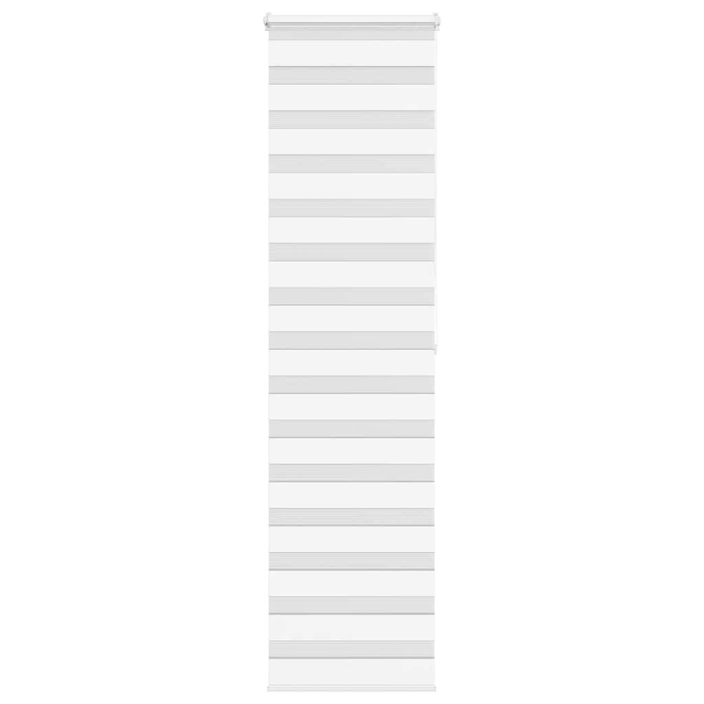 vidaXL Ζέβρα τυφλή Λευκό Πλάτος υφάσματος 60,9 εκ. Πολυεστέρας
