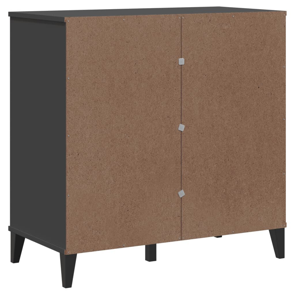 vidaXL Μπουφές VIKEN Ανθρακί Γκρι 80x40x80 εκ. από Επεξεργασμένο Ξύλο