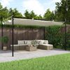 vidaXL Πέργκολα με Πτυσσόμενη Οροφή Κρεμ 395 x 292 x 230 εκ.