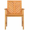 vidaXL Καρέκλες Κήπου 8 pcs Καφέ 59 x 62.5 x 89 εκ Μασίφ ξύλο ακακίας
