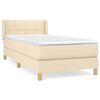 vidaXL &Kappa;&rho;&epsilon;&beta;ά&tau;&iota; Boxspring &mu;&epsilon; &Sigma;&tau;&rho;ώ&mu;&alpha; &Kappa;&rho;&epsilon;&mu; 80 x 200 &epsilon;&kappa;. &Upsilon;&phi;&alpha;&sigma;&mu;ά&tau;&iota;&nu;&omicron;