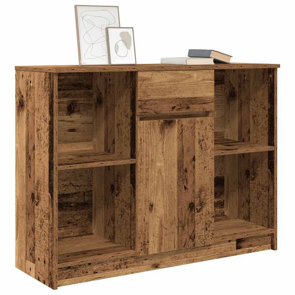 vidaXL Συρταριέρα με Συρτάρια Παλαιό ξύλο 101x35x76 εκ. από Επεξ. Ξύλο