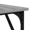 vidaXL Γραφείο Γκρι Sonoma 149x149x75 εκ. από Επεξεργασμένο Ξύλο