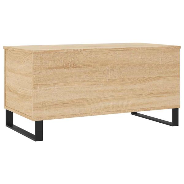 vidaXL Τραπεζάκι Σαλονιού Sonoma Δρυς 90x44,5x45εκ. Επεξεργασμένο Ξύλο