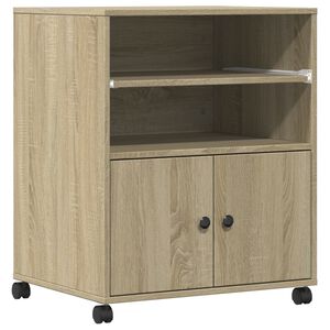vidaXL &Beta;ά&sigma;&eta; &Epsilon;&kappa;&tau;&upsilon;&pi;&omega;&tau;ή &mu;&epsilon; &Rho;ό&delta;&epsilon;&sigmaf; Sonoma &Delta;&rho;&upsilon;&sigmaf; 60x48x74 &epsilon;&kappa;.